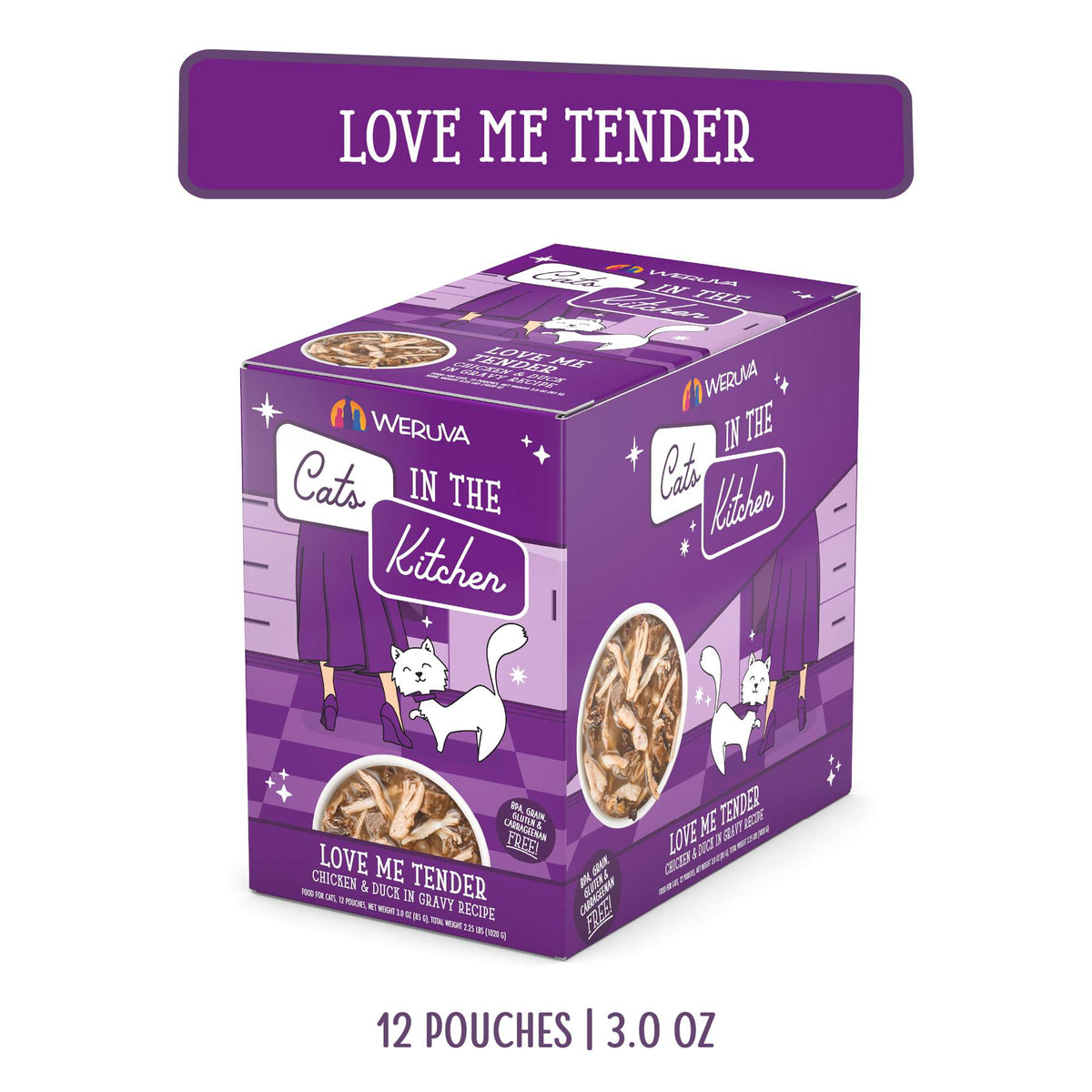 Cats In the Kitchen Love Me Tender Chicken &amp; Duck Pouch