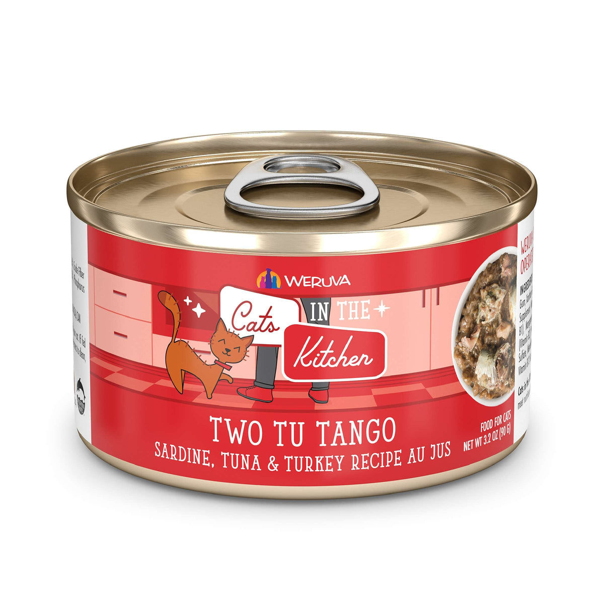 Cats In the Kitchen Two Tu Tango Sardine Tuna &amp; Turkey Canned Food