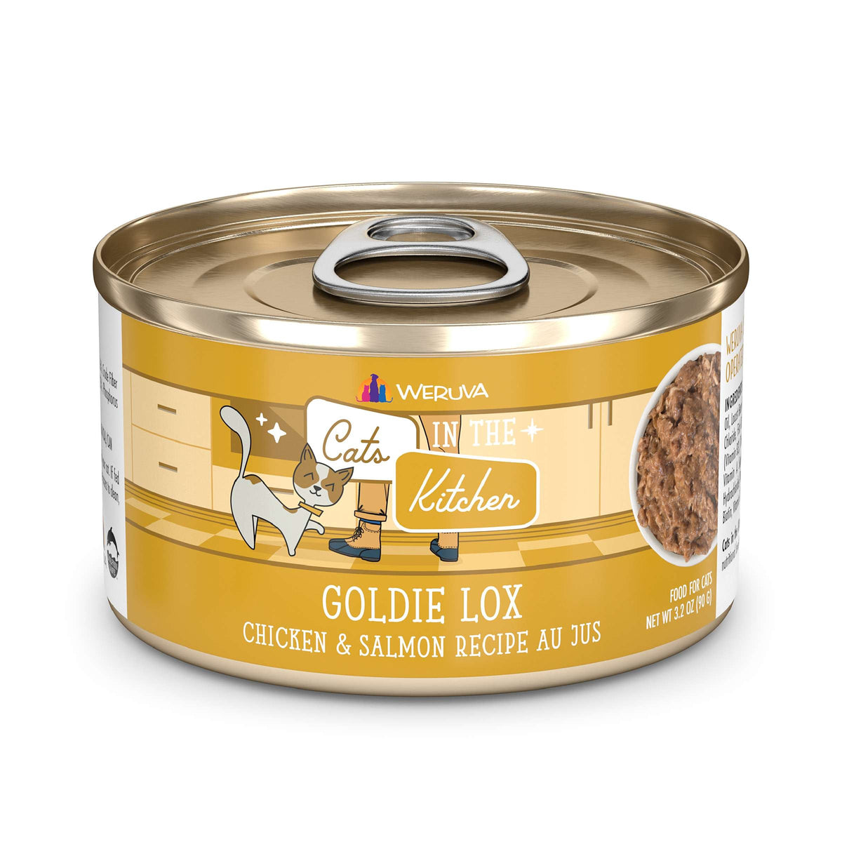 Cats In the Kitchen Goldie Lox Chicken &amp; Salmon Canned Food