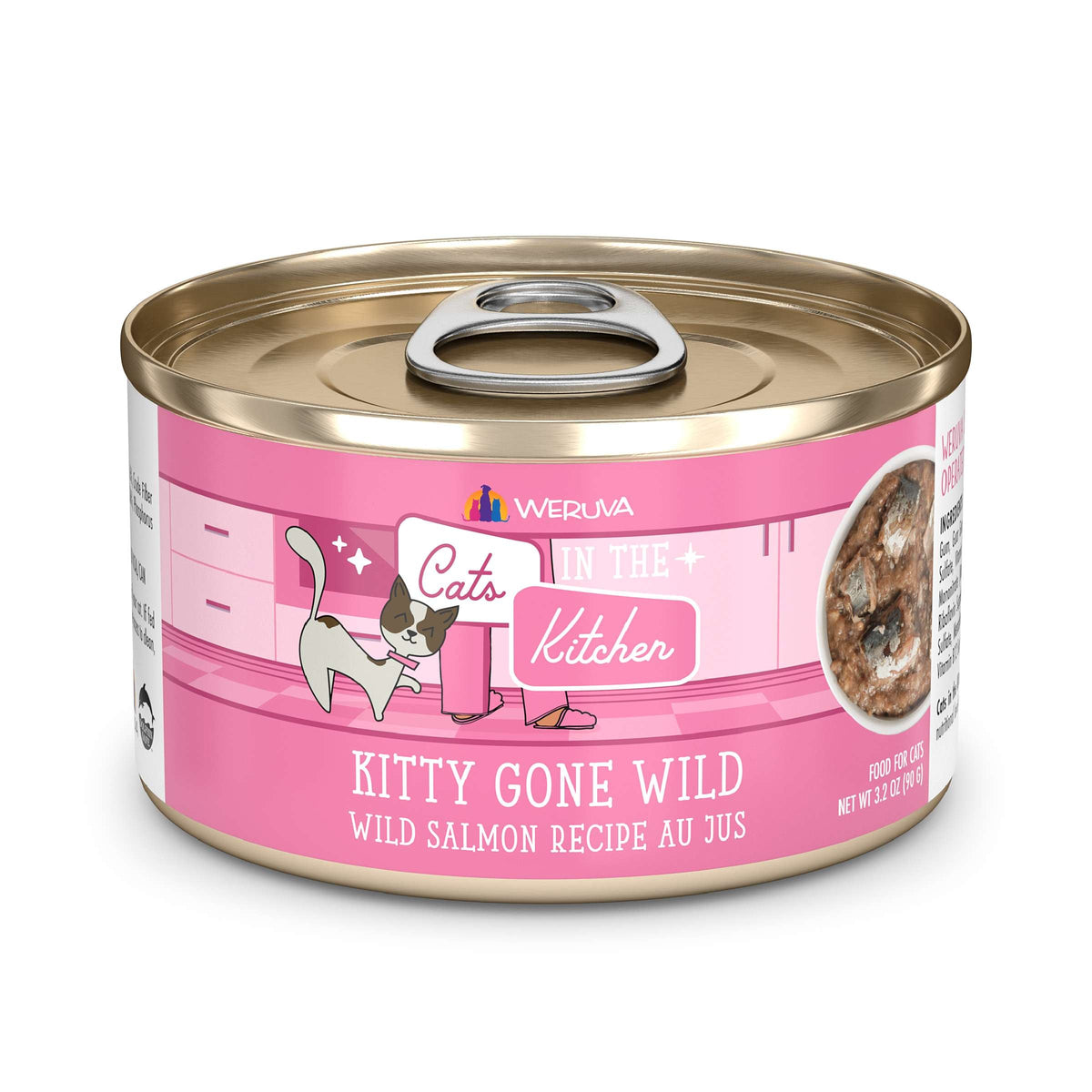 Cats In the Kitchen Kitty Gone Wild Salmon Canned Food