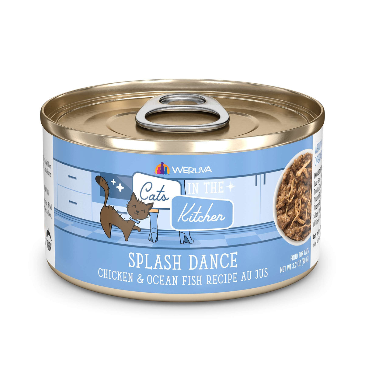 Cats In the Kitchen Splash Dance Chicken &amp; Ocean Fish Canned Food