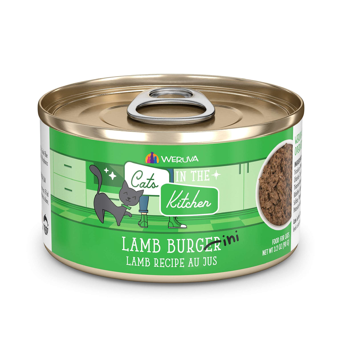 Cats In the Kitchen Lamb Burger-ini Lamb Canned Food