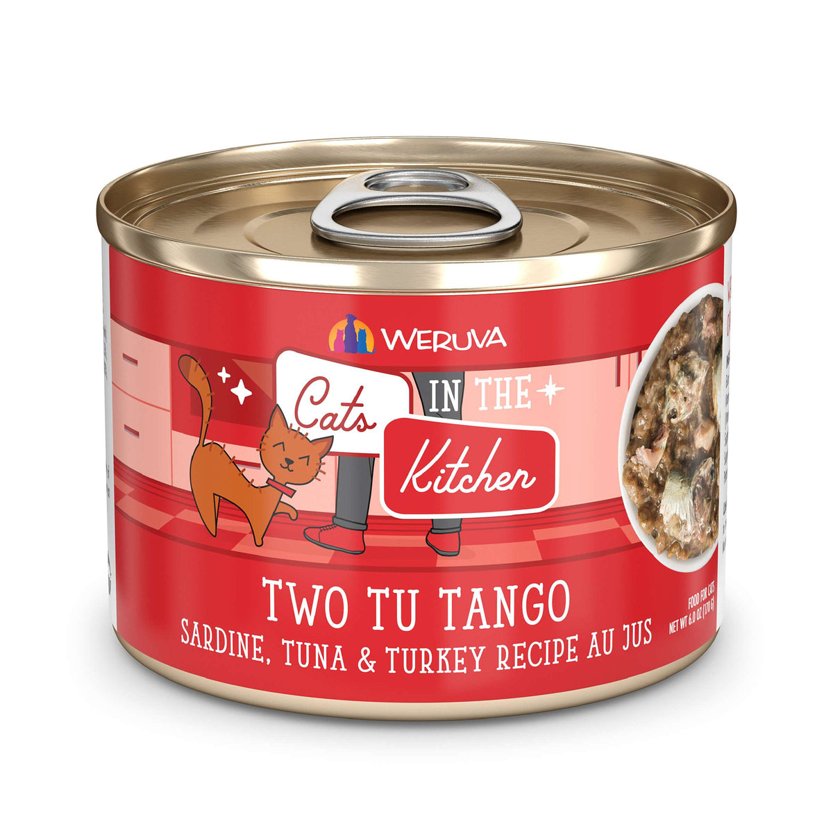 Cats In the Kitchen Two Tu Tango Sardine Tuna &amp; Turkey Canned Food