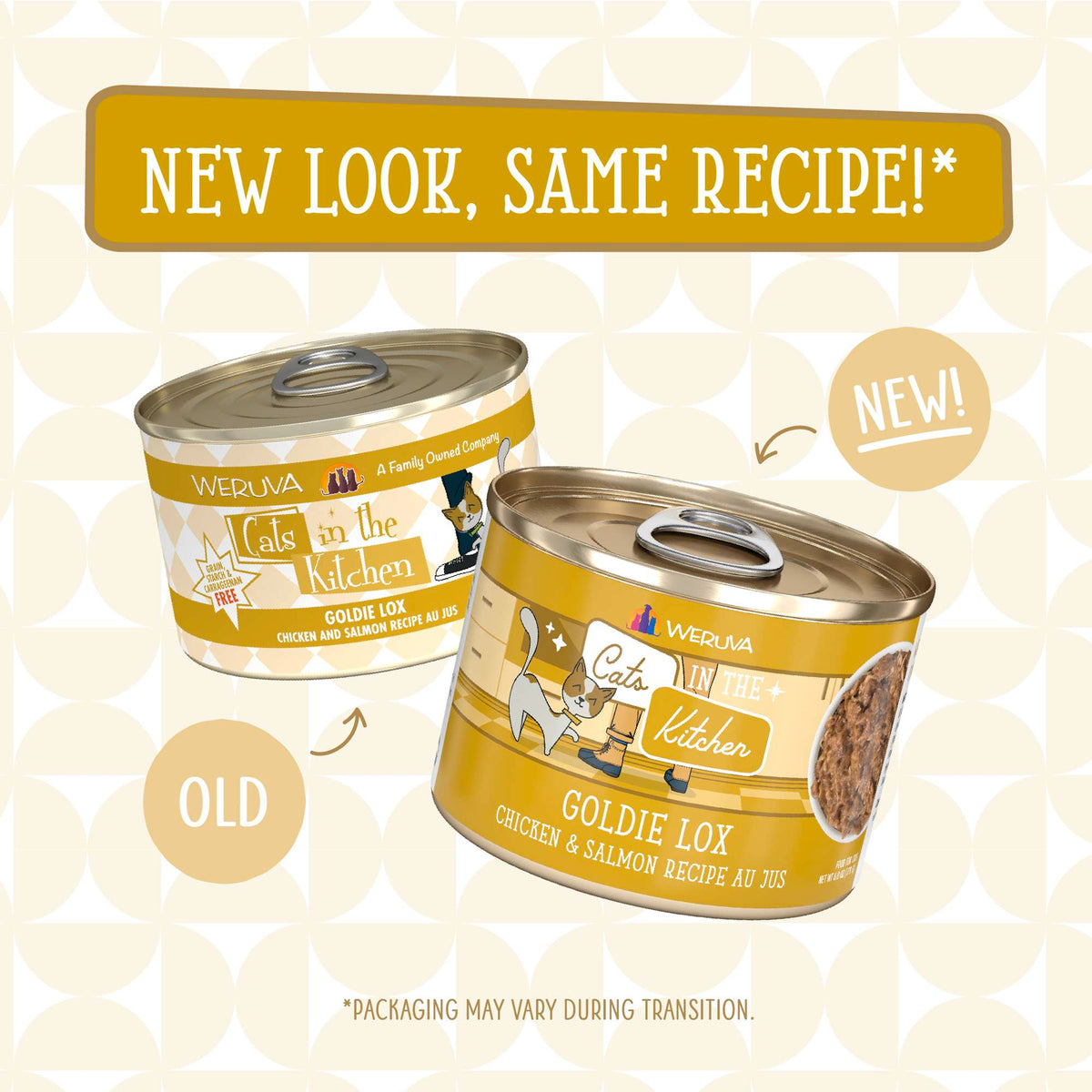 Cats In the Kitchen Goldie Lox Chicken &amp; Salmon Canned Food