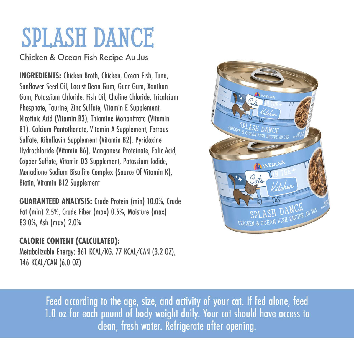 Cats In the Kitchen Splash Dance Chicken &amp; Ocean Fish Canned Food