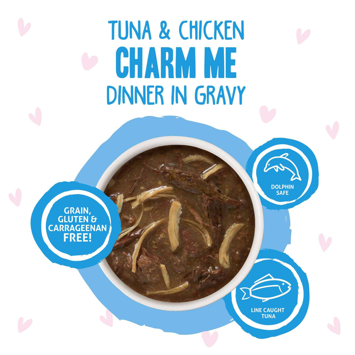 BFF OMG Gravy! Charm Me Tuna &amp; Chicken Cat Food Pouch