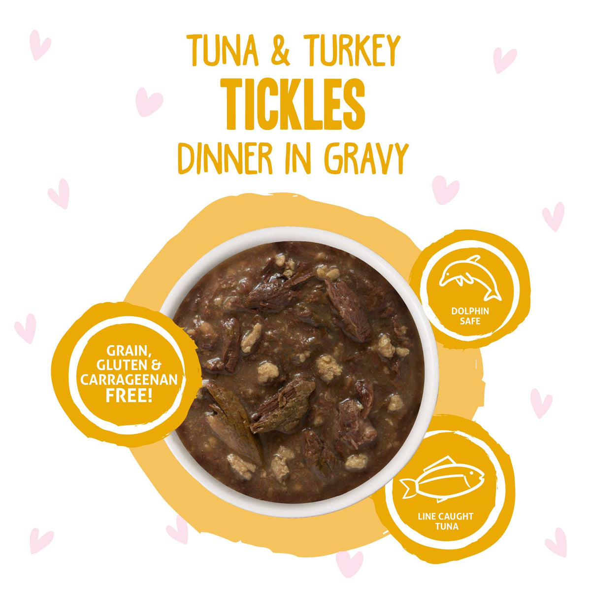 BFF OMG Gravy! Tickles Tuna &amp; Turkey Cat Food Pouch