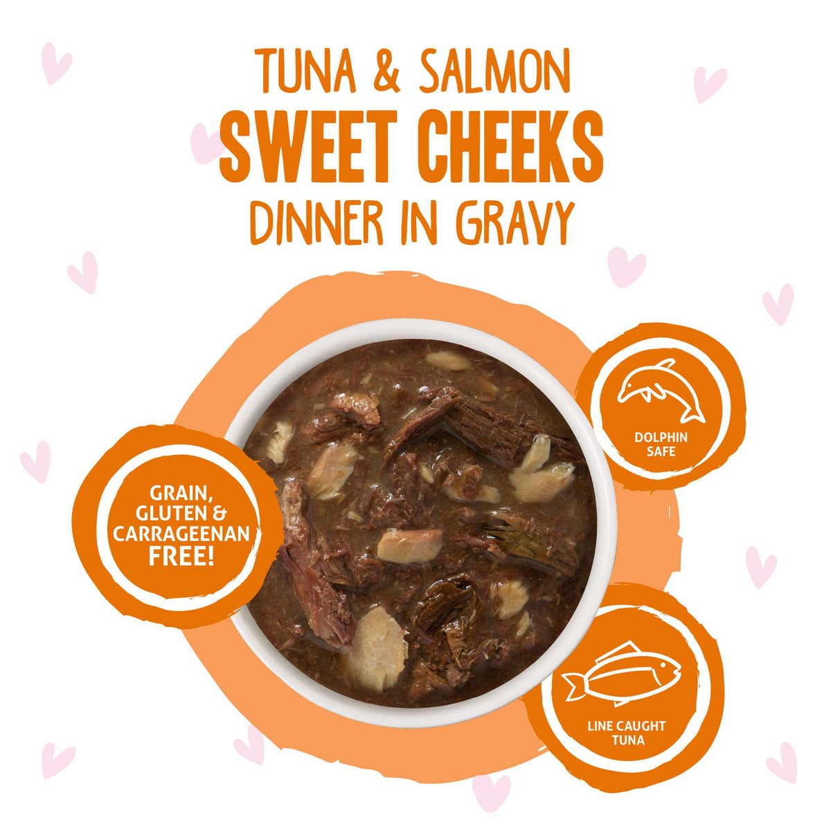 BFF OMG Gravy! Sweet Cheeks Tuna &amp; Salmon Cat Food Pouch