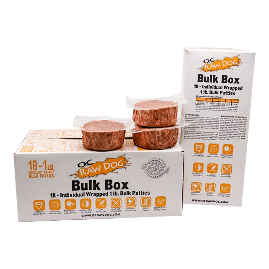 OC Raw Frozen Raw Chicken &amp; Produce Dog Food