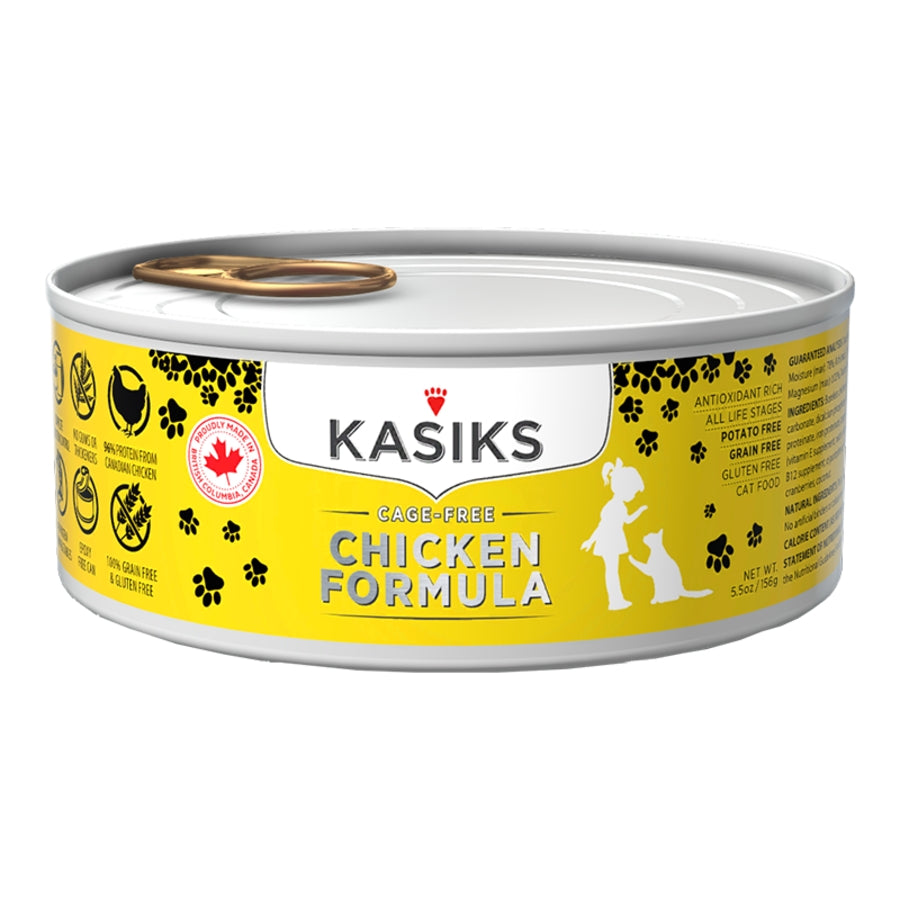 Kasiks Cage-Free Chicken Formula Canned Cat Food