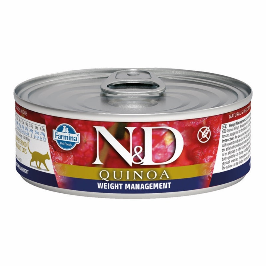 Farmina N&D Quinoa Grain Free Weight Management Canned Cat Food