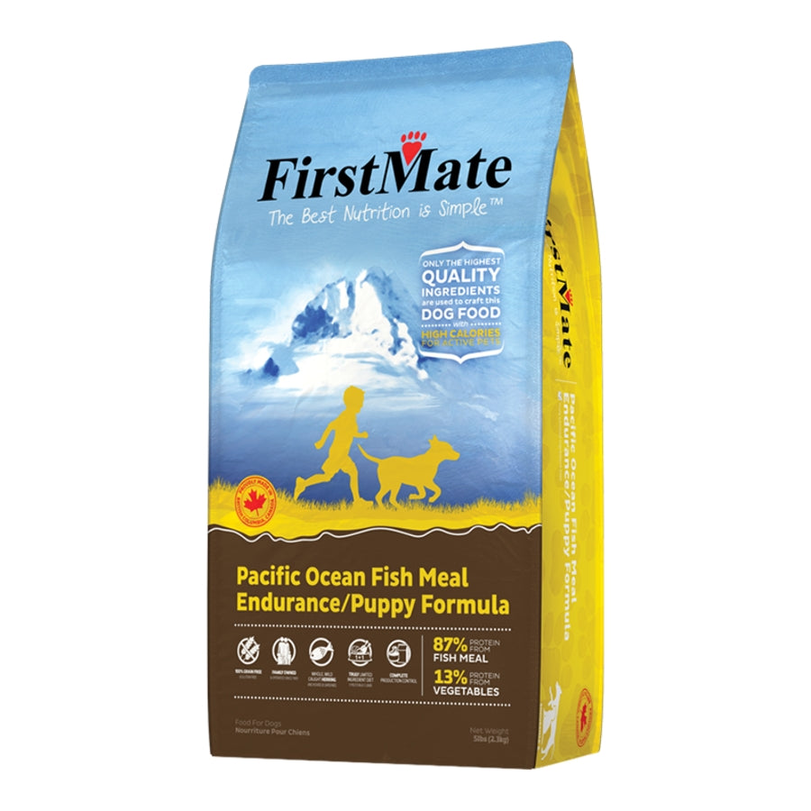FirstMate Limited Ingredient Pacific Ocean Fish Meal Endurance/Puppy Formula Dog Food