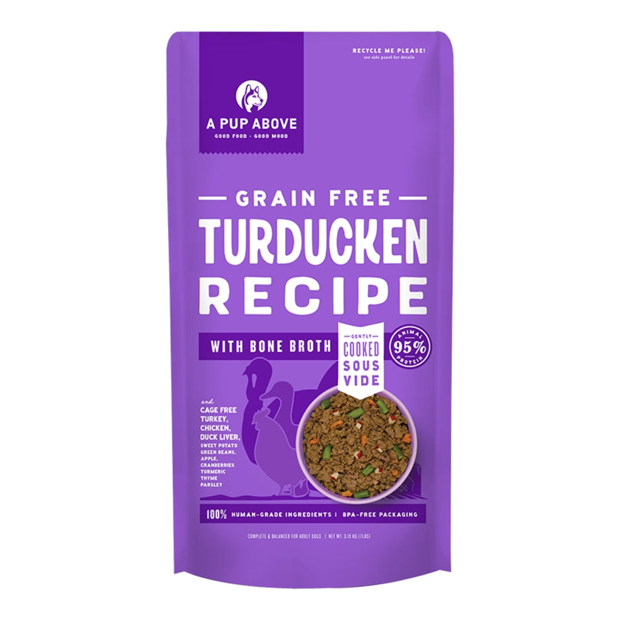 A Pup Above Turducken Gently Cooked Frozen Dog Food