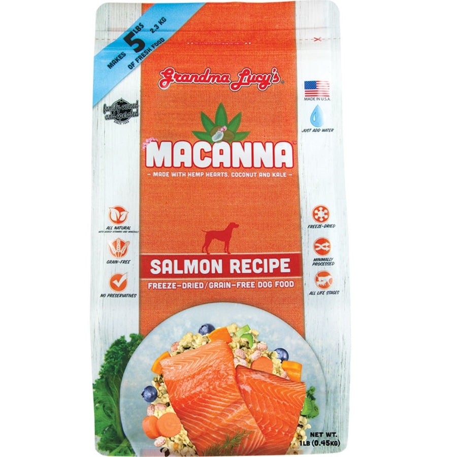 Grandma Lucy's Macanna Freeze-Dried Salmon Recipe Dog Food