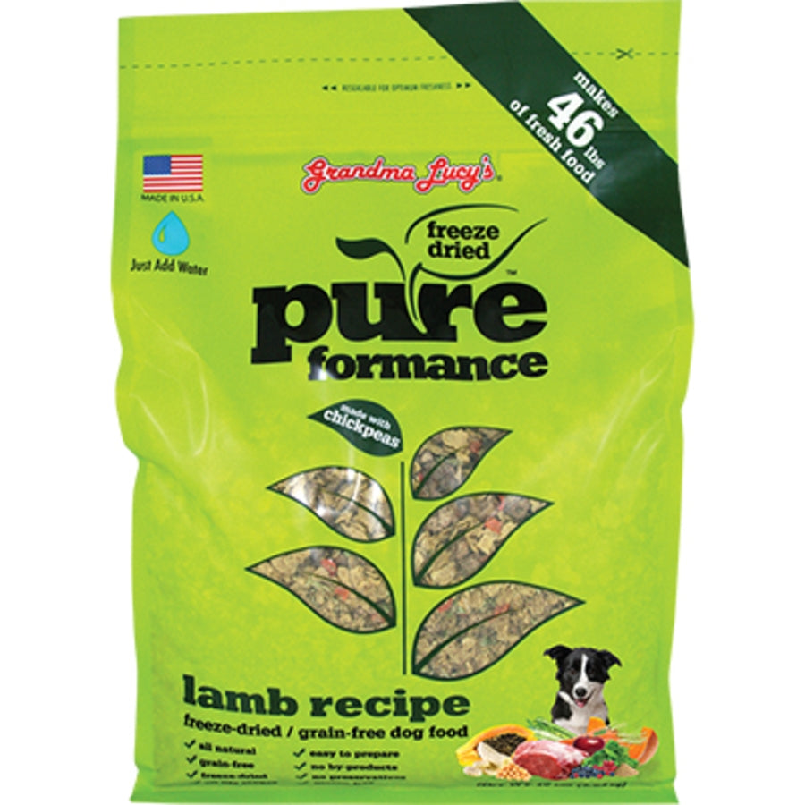 Grandma Lucy's Pureformance Freeze-Dried Lamb Recipe Dog Food