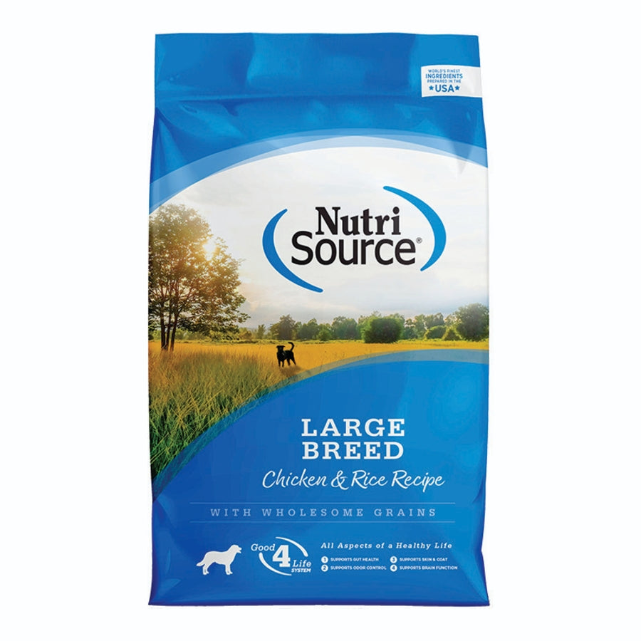 NutriSource Large Breed Chicken &amp; Rice with Wholesome Grains Dog Food