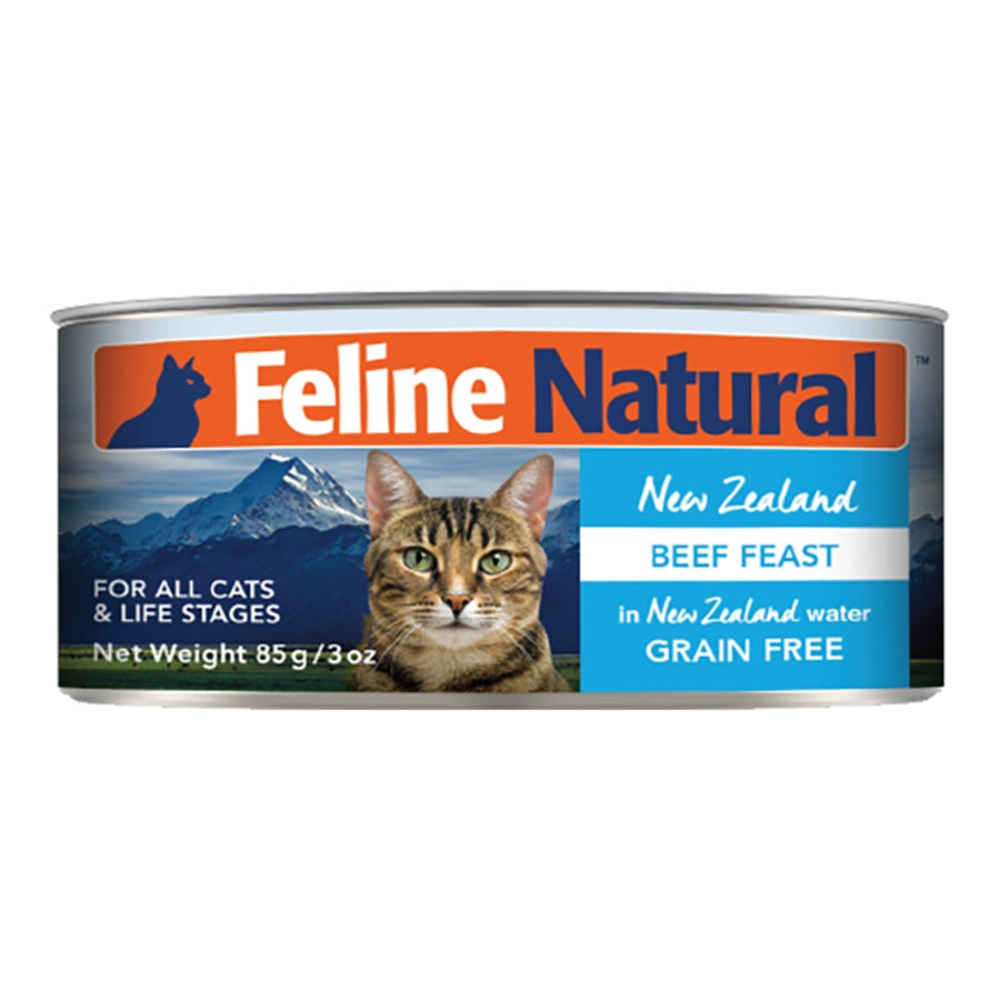 Feline Natural Grain Free Beef Feast Canned Cat Food