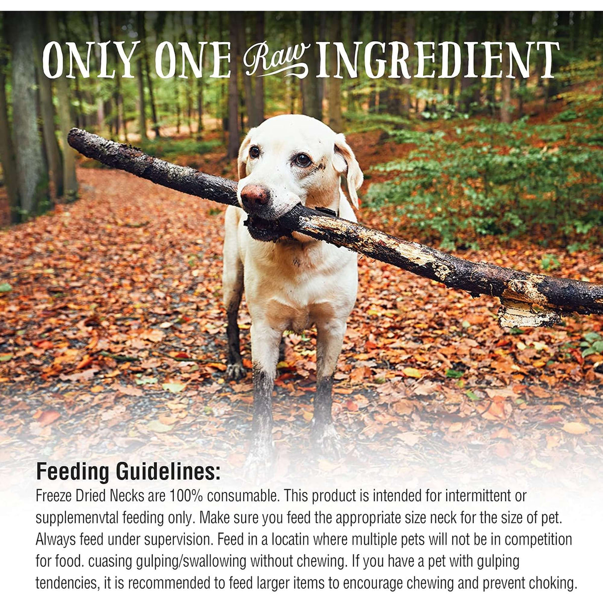 Northwest Naturals Raw Rewards Freeze-Dried Turkey Necks Dog &amp; Cat Treats