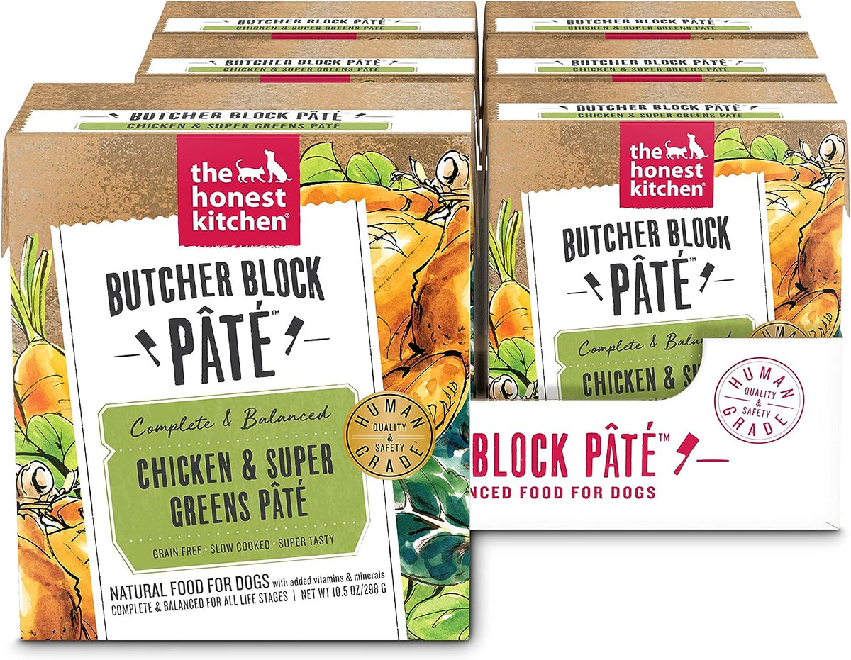 The Honest Kitchen Butcher Block Pâté Chicken &amp; Super Green Dog Food