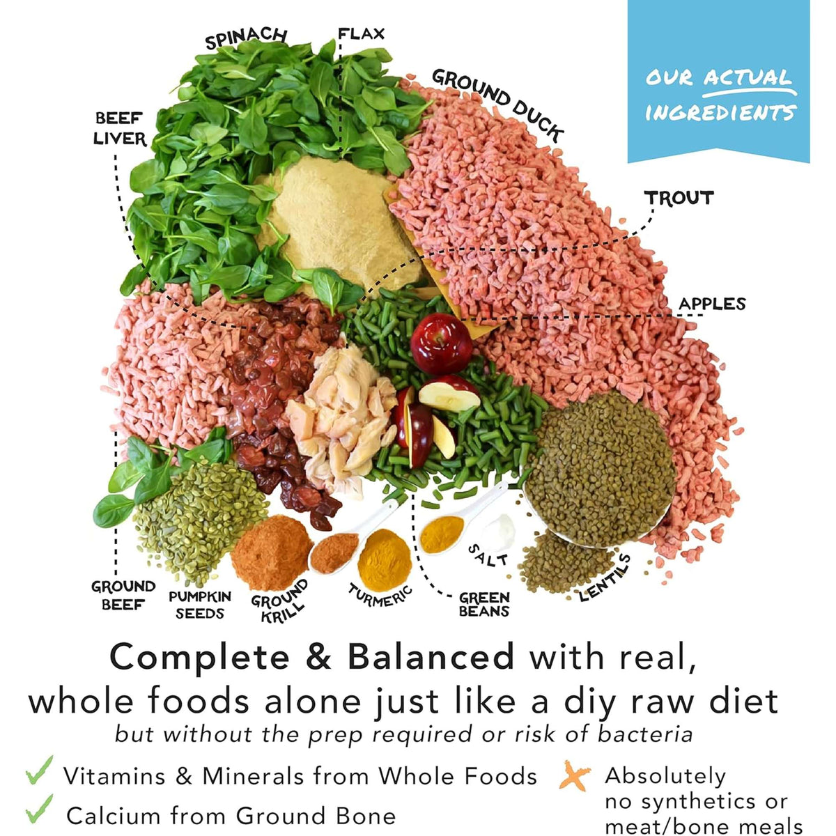 The Simple Food Project Duck &amp; Trout Freeze-Dried Dog Food