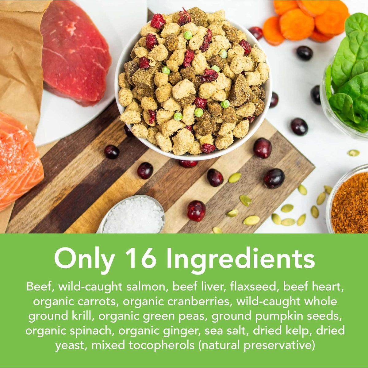 The Simple Food Project Beef &amp; Salmon Freeze-Dried Dog Food