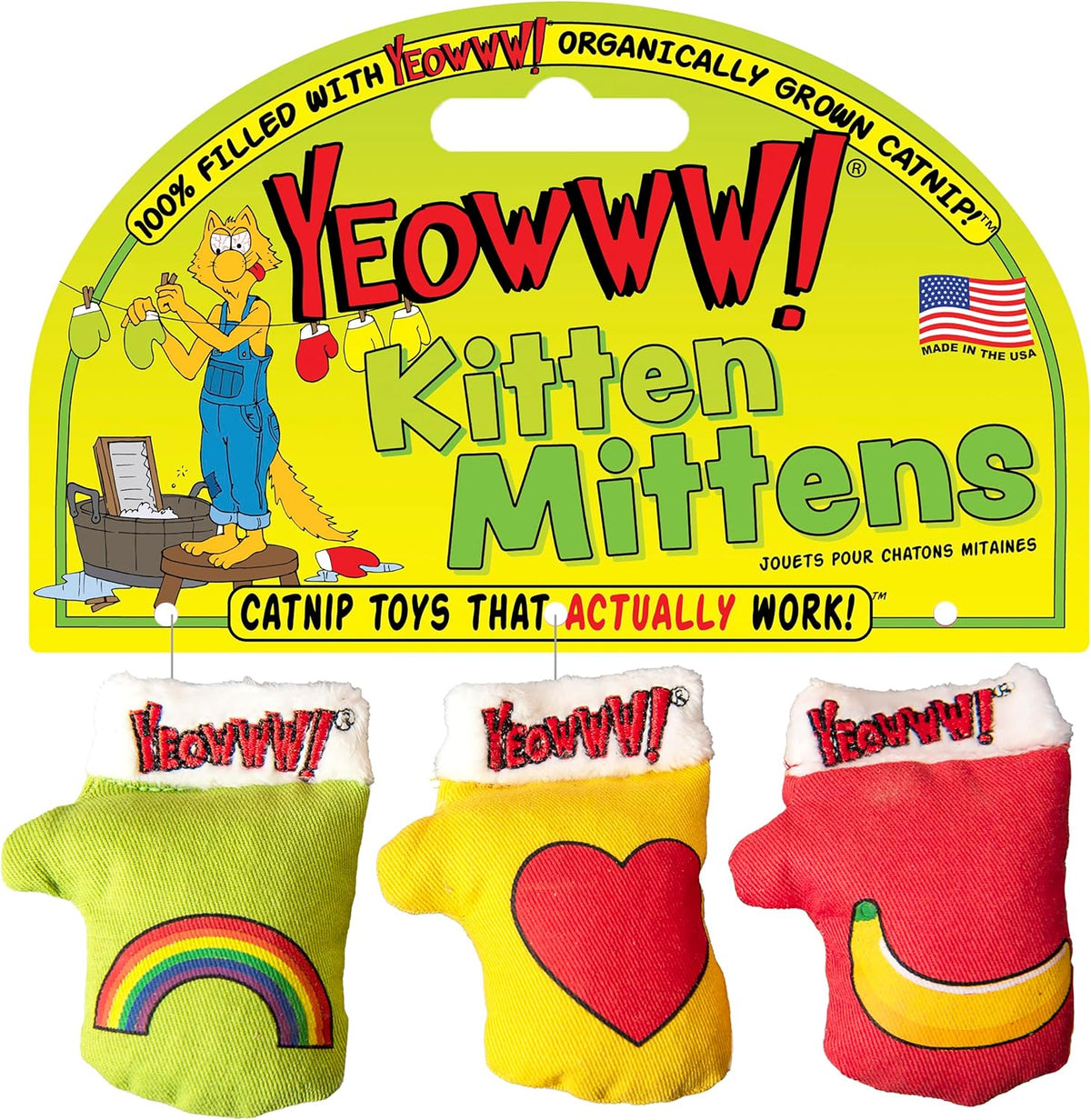 Yeowww! Catnip Kitten Mitten Toy