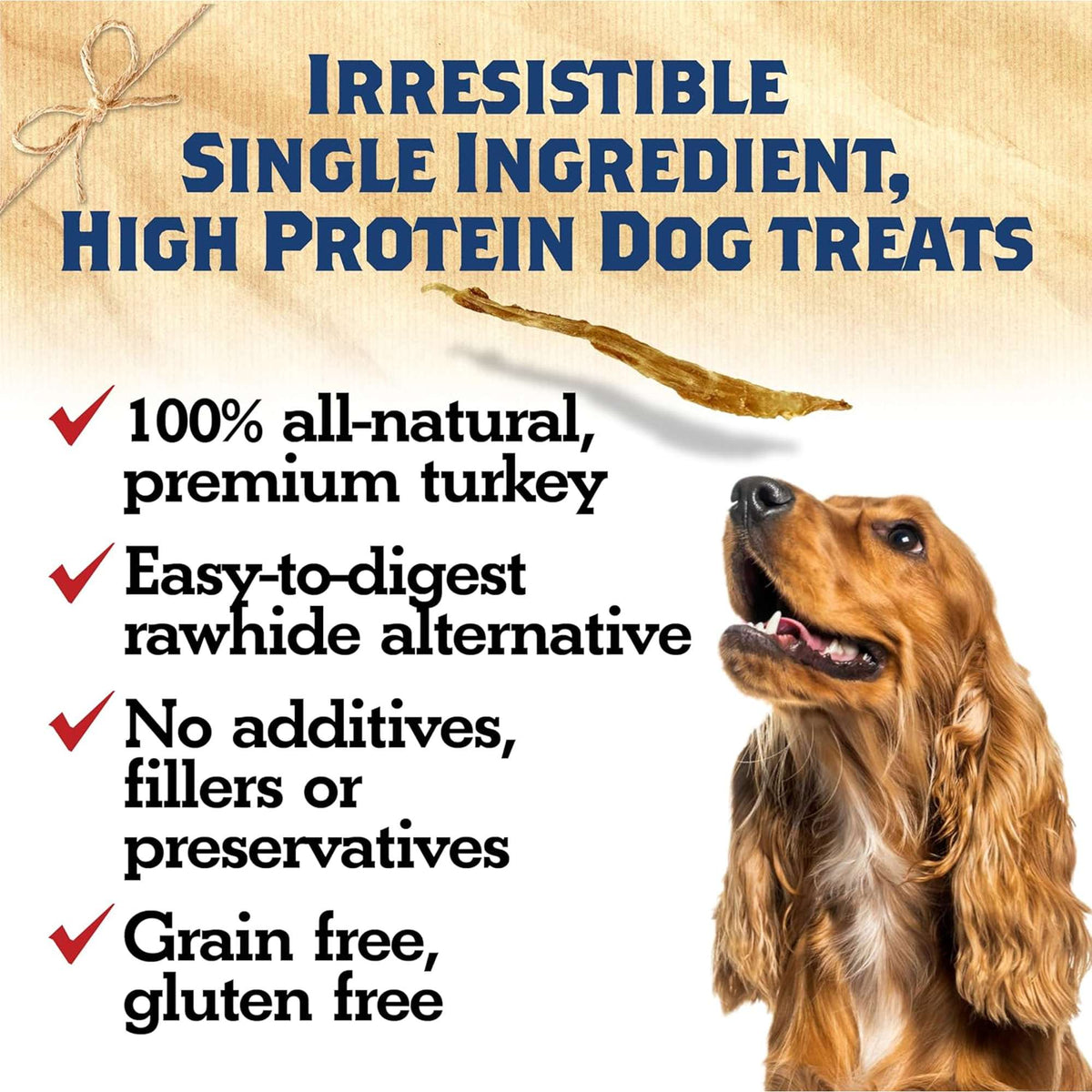 Canine Butcher Shop Turkey Tendons Dog Chews