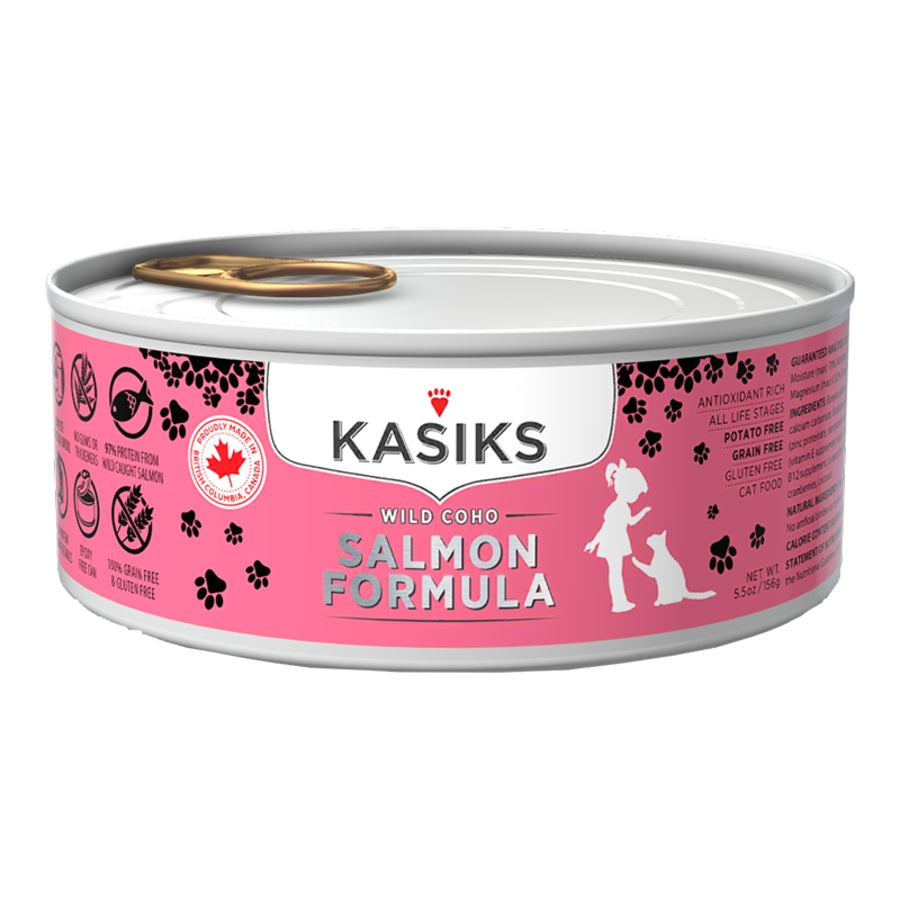 Kasiks Wild Coho Salmon Formula Canned Cat Food