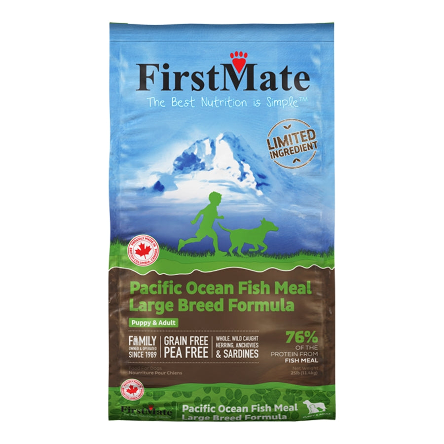 FirstMate Limited Ingredient Pacific Ocean Fish Meal Large Breed Formula Dog Food