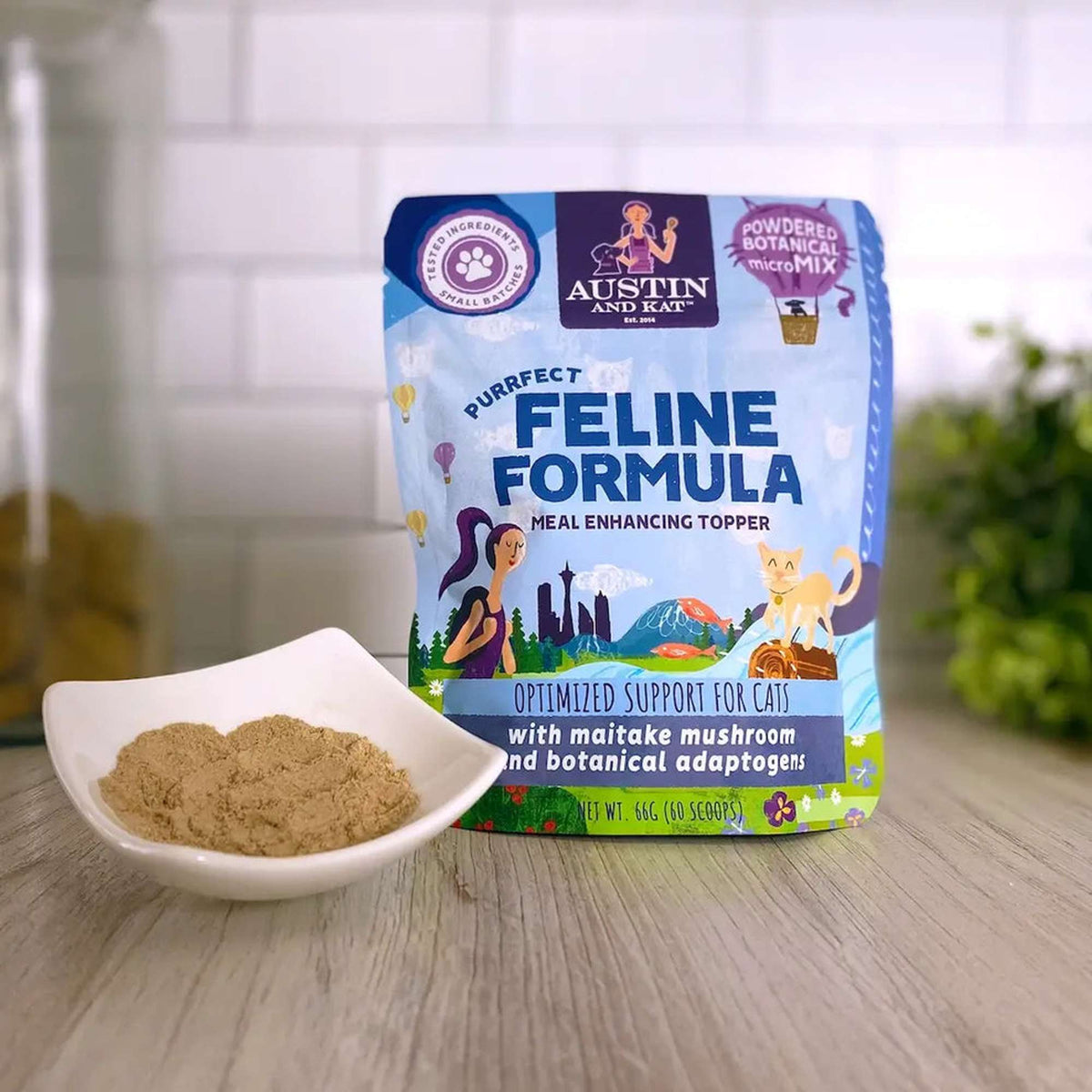 Austin and Kat Purrfect Feline Formula Total Support Powder