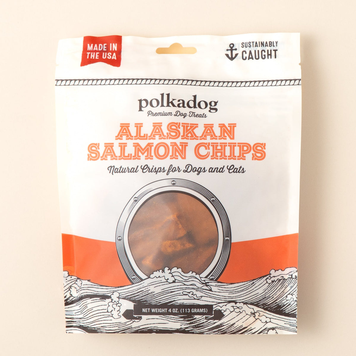 Polkadog Bakery Alaskan Salmon Chip Dog &amp; Cat Treats