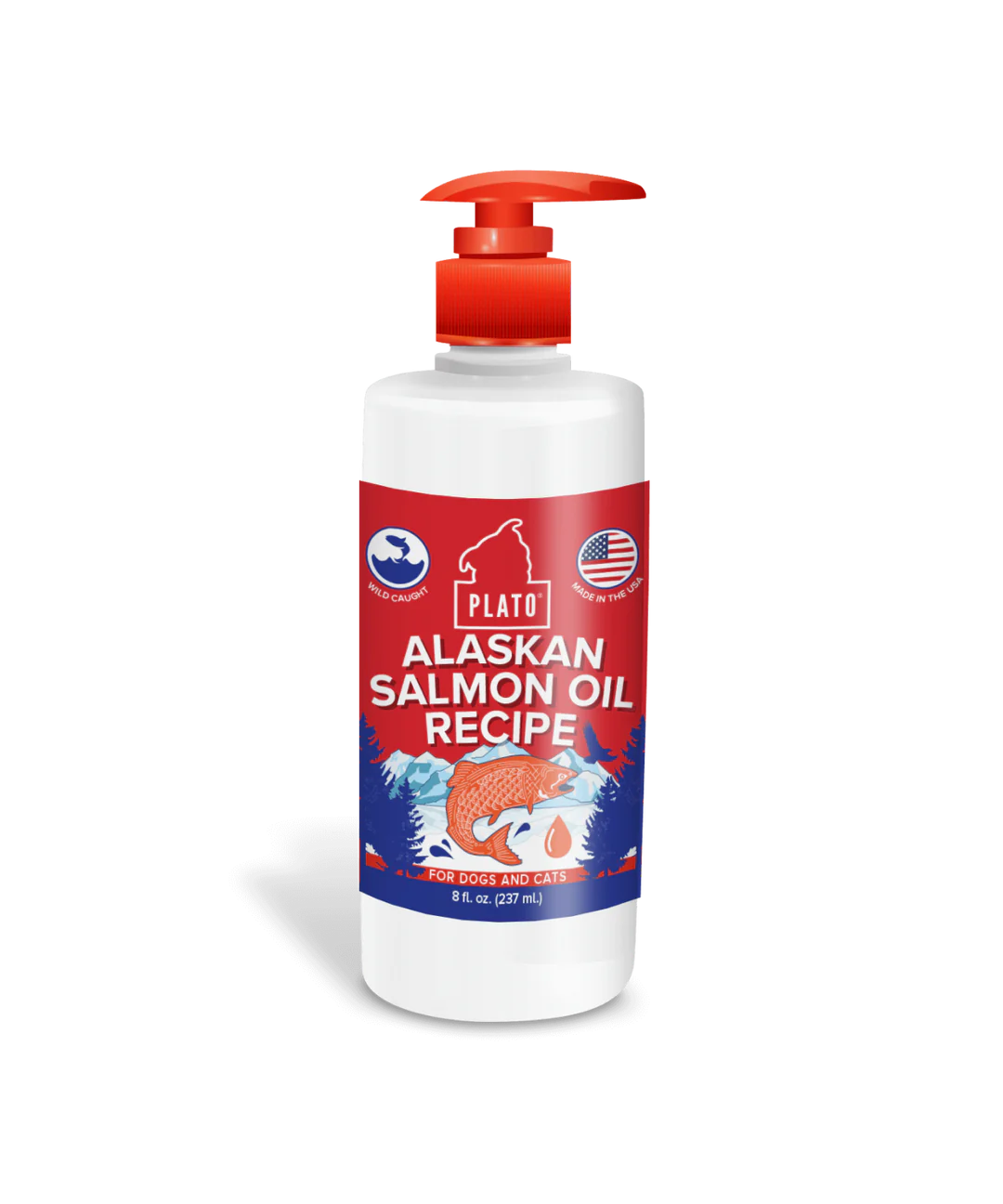 Plato Pet Treats Alaskan Salmon Oil Recipe for Dogs &amp; Cats