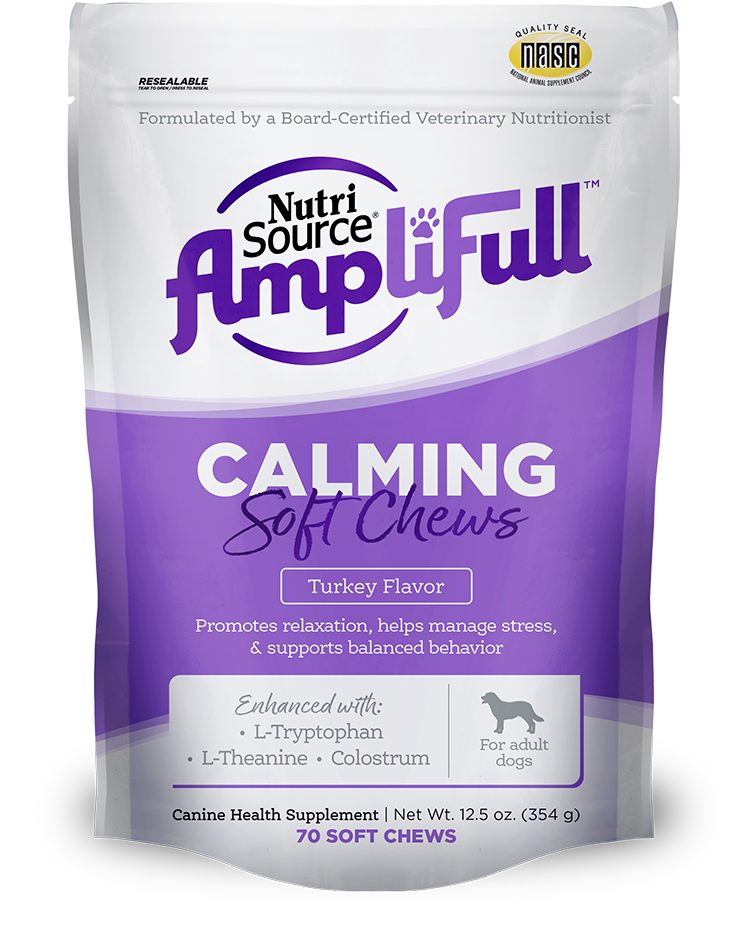 NutriSource Amplifull Calming Soft Chews Dog Supplement