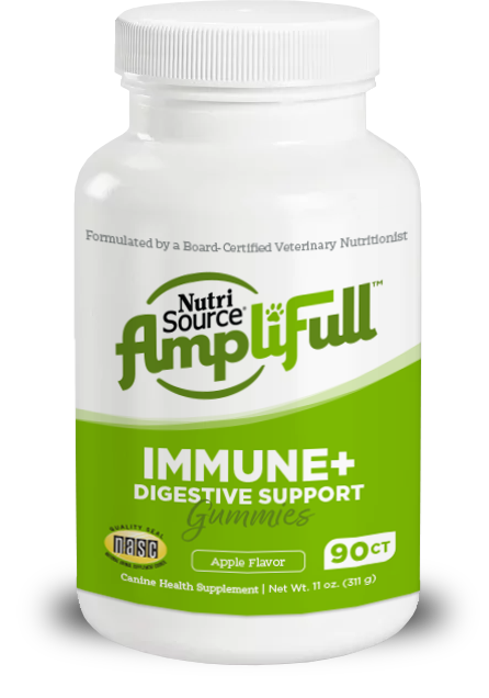 NutriSource Amplifull Immune + Digestive Support Gummies Dog Supplements