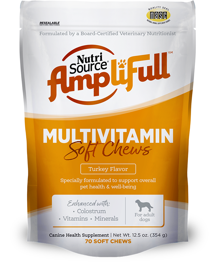 NutriSource Amplifull Multivitamin Soft Chews Dog Supplement