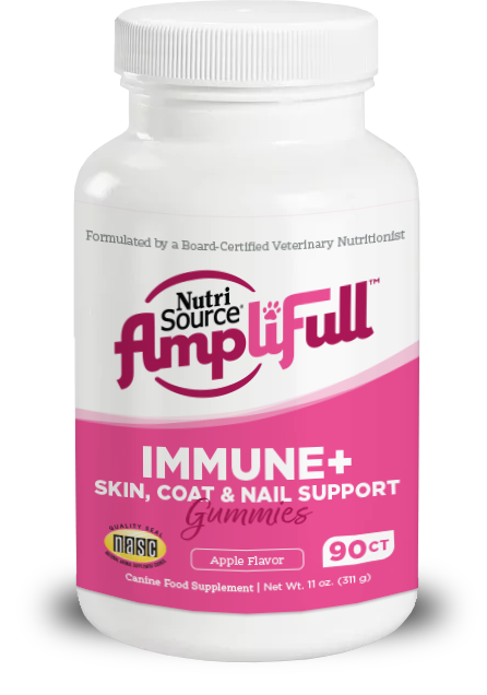 NutriSource Amplifull Immune + Skin, Coat &amp; Nail Support Dog Supplement