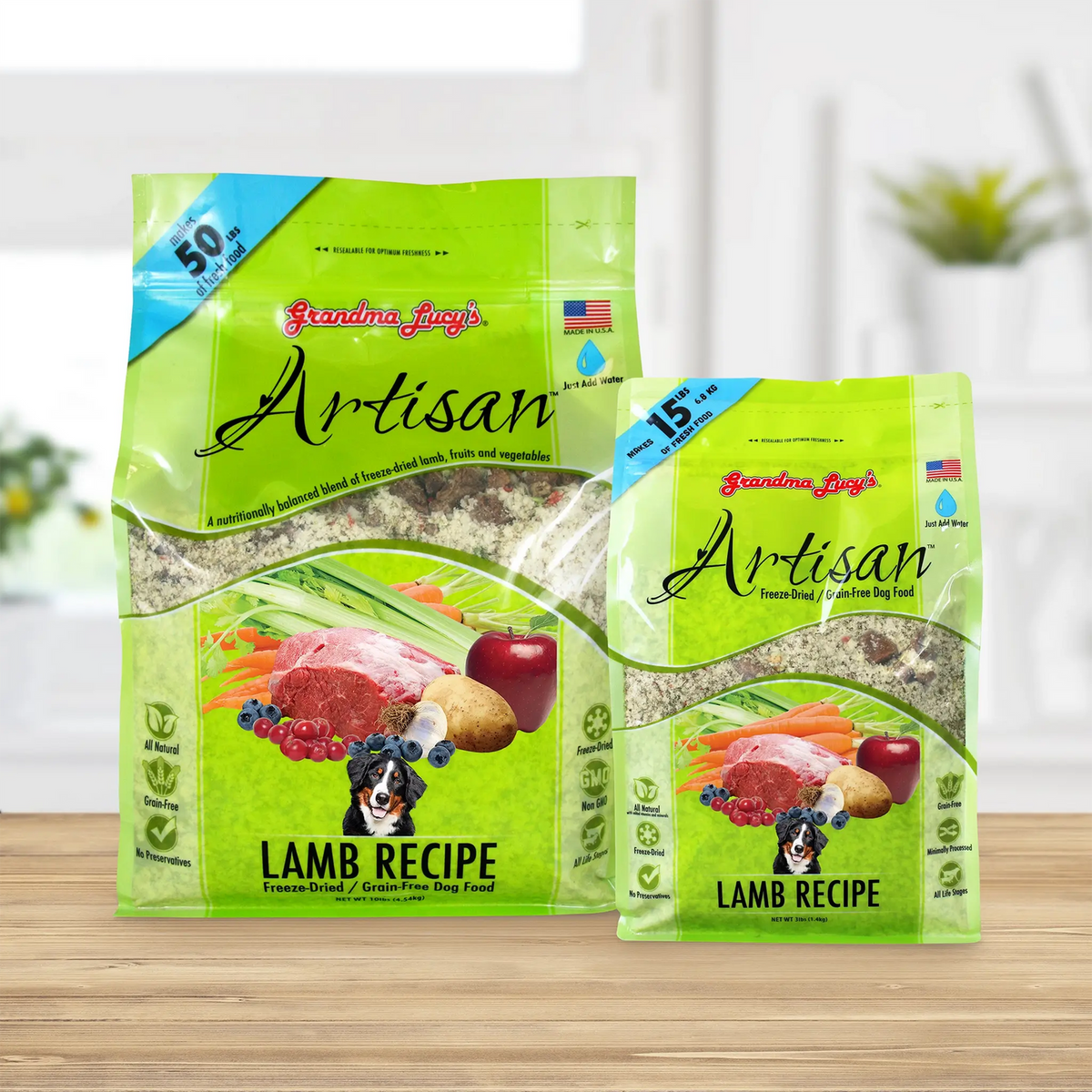 Grandma Lucy's Artisan Freeze-Dried Lamb Recipe Dog Food