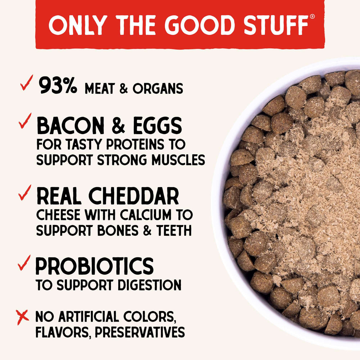 Stella &amp; Chewy&#39;s Marie&#39;s Magical Breakfast Sprinkles Bacon, Egg &amp; Cheese Freeze-Dried Meal Topper for Dogs