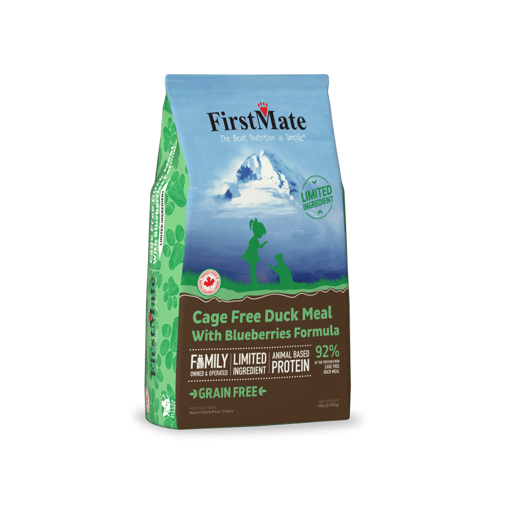 FirstMate Cage Free Duck Meal &amp; Blueberries Formula Cat Food
