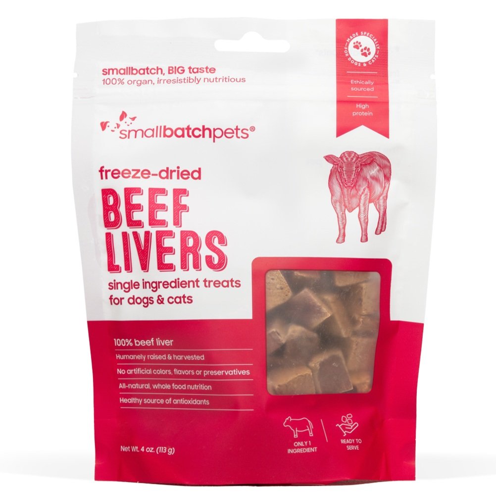 Small Batch Freeze-Dried Beef Liver Dog &amp; Cat Treats