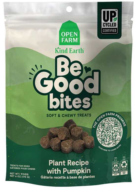 Open Farm Be Good Bites Soft &amp; Chewy Plant Recipe with Pumpkin Dog Treats