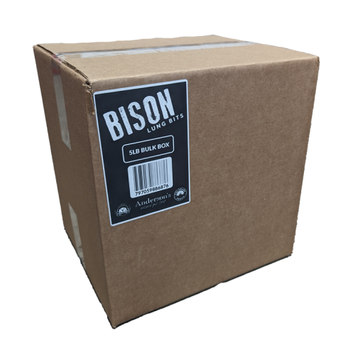 Anderson&#39;s Colorado Pasture-Raised Bison Lung Bits Dog Treats