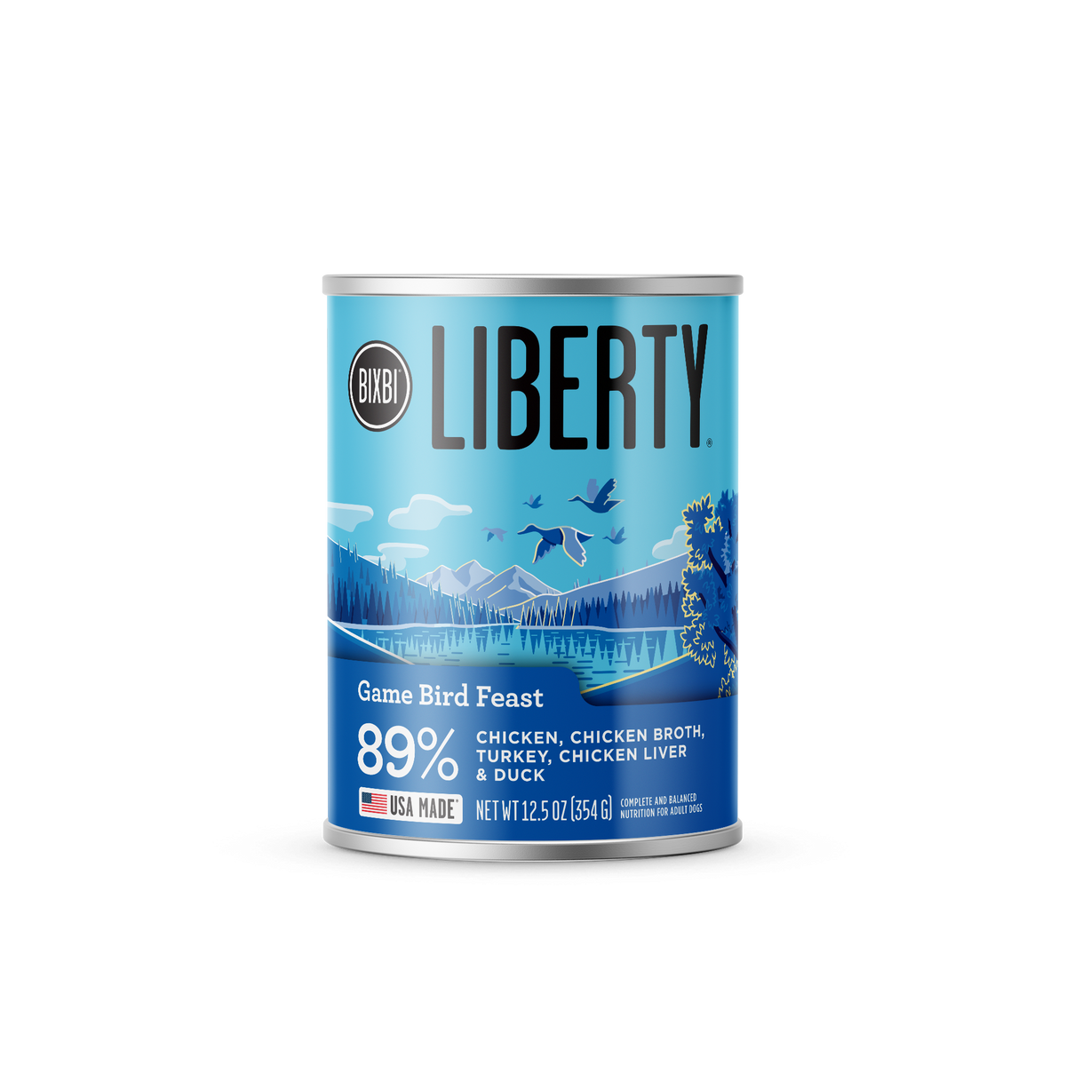 Bixbi Liberty Grain Free Game Bird Feast Canned Dog Food