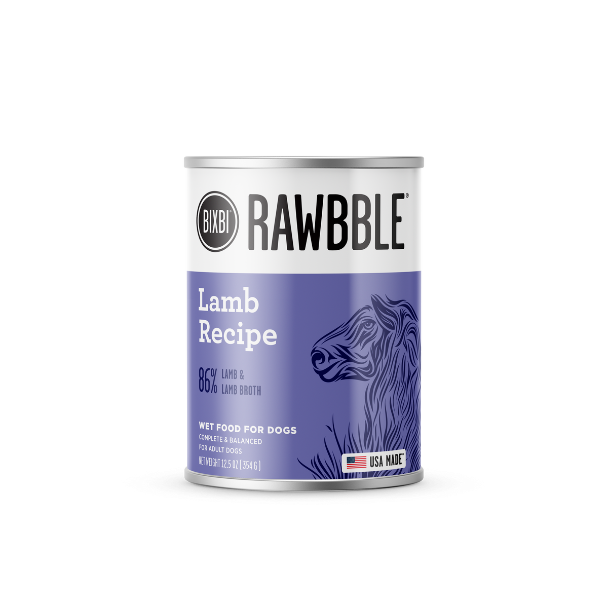Bixbi Rawbble Grain Free Lamb with Pumpkin Canned Dog Food