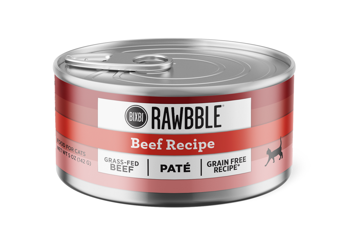 Bixbi Rawbble Paté Grain Free Beef Canned Cat Food