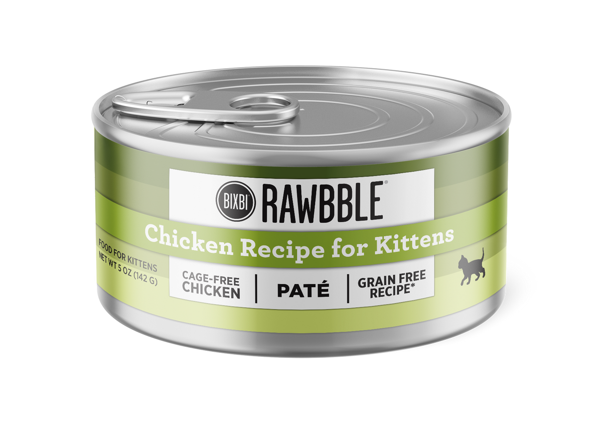 Bixbi Rawbble Paté Grain Free Kitten Chicken Canned Cat Food