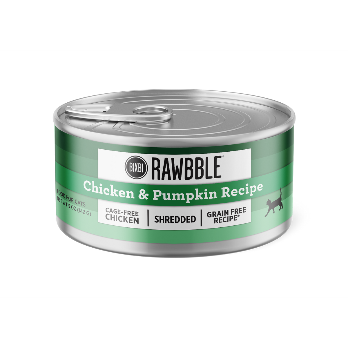 Bixbi Rawbble Shredded Grain Free Chicken &amp; Pumpkin Canned Cat Food