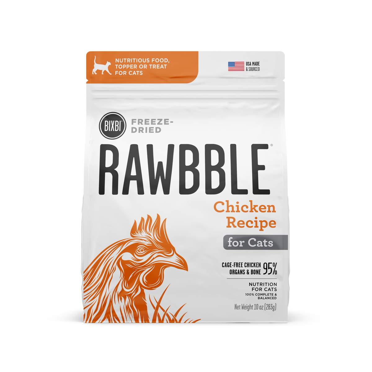 Bixbi Rawbble Freeze-Dried Grain Free Chicken Cat Food