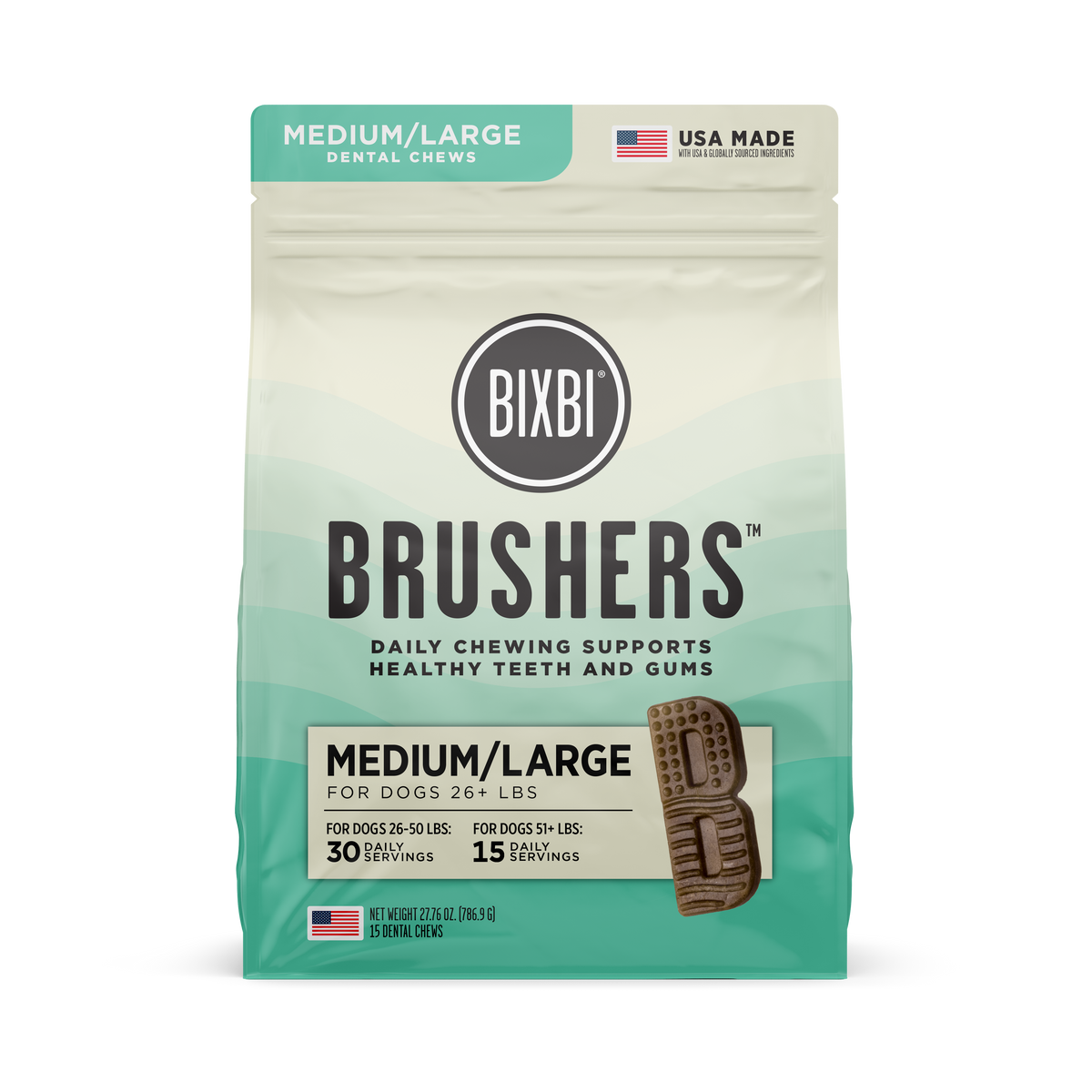 Bixbi Brushers Dog Dental Chews