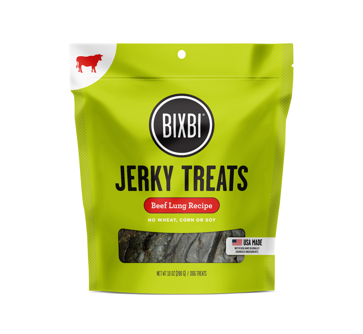 Bixbi Dog Beef Lung Jerky Dog Treats